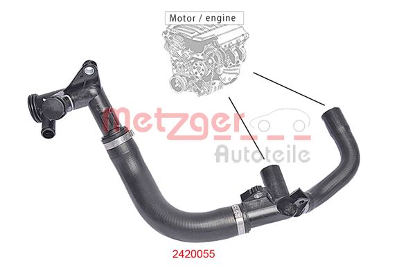 METZGER 2420055 Kühlerschlauch